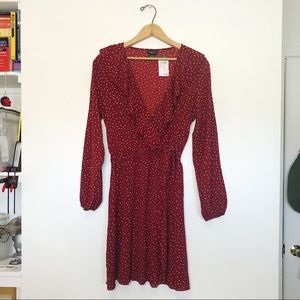 Rue21 | Dot Print Wrap Dress
